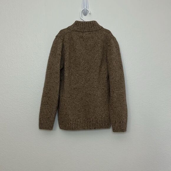 Luca Nobili Made in Italy Wool Blend Sweater womans Sz Medium Brown - Picture 7 of 11